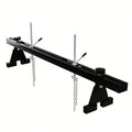 Garvee Engine Support Bar – 1100 lbs Heavy Duty Engine Hoist with Dual Hooks – 2 Point Lift Holder for Engine Removal & Repair – Perfect for Home Garage & Auto Workshop – 1.5m Load Equalizing Device Unit, Black, Includes a Pair of Gloves