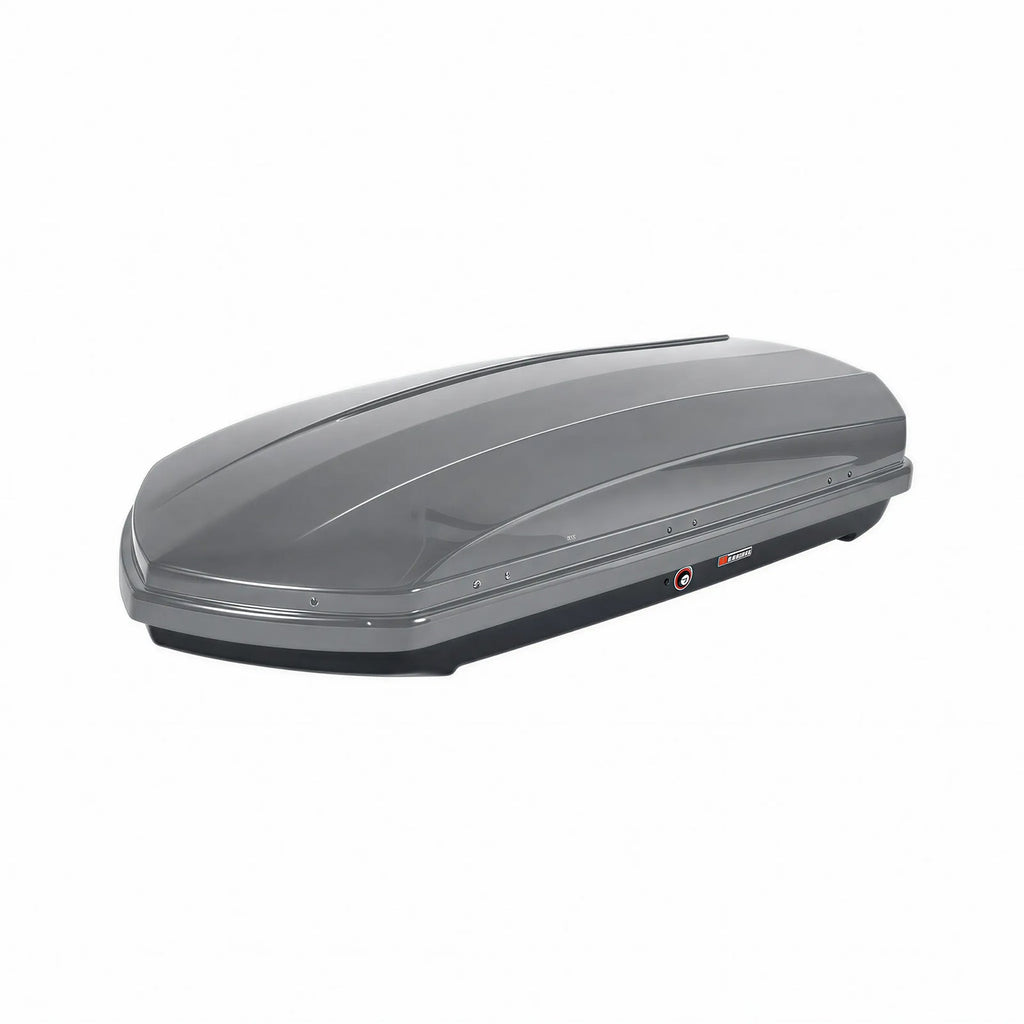 Garvee Spacious Hard Shell Rooftop Cargo Box for Cars & SUVs – 19.4 Cu Ft, Waterproof, Dual-Side Opening, global Fit, Secure Straps & Keys, 165 lbs Capacity – Gray – Color: Gray, Specs: 19.4 cu ft hard shell rooftop cargo box, double-sided opening, global