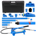 Garvee Porta Power Hydraulic Jack Kit – 4 Ton, 8,800 lbs Heavy Duty Frame Repair Set, 3.9ft (1.2m) Oil Hose, Portable Auto Body Frame Straightener for Car, Truck, Garage, Storage Case Included, FLD-4T-1.2m Hydraulic Separation Top Repair Kit Blue