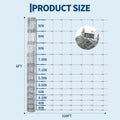 Garvee Heavy Duty 6' × 328' Cattle Fence, Hot-Dip Galvanized Farm Wire for Goats, Sheep and Horses