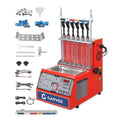 Garvee Fuel Injector Tester & Cleaner, 1-in-1 100W Ultrasonic, Resistance/Flow/Pulse Test, Adjustable 0.1-25ms Pulse Width, for 6 Cylinder Gasoline Engines, Auto Repair Tool