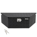 Garvee 39"x16"x12" Heavy Duty Trailer Tongue Box Steel Tool Chest with Lock & Keys, Weather-Resistant, High-Capacity, Steel, Secure Storage for Utility Trailers and Pickup Trucks, Black