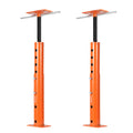 Garvee Heavy Duty Adjustable House Floor Jack Posts, 2 Pack – 19-36in Height – 18,000lbs Capacity – Strong Support for Joist & Beam Leveling, Basement, Construction – Orange-red, 19-36in