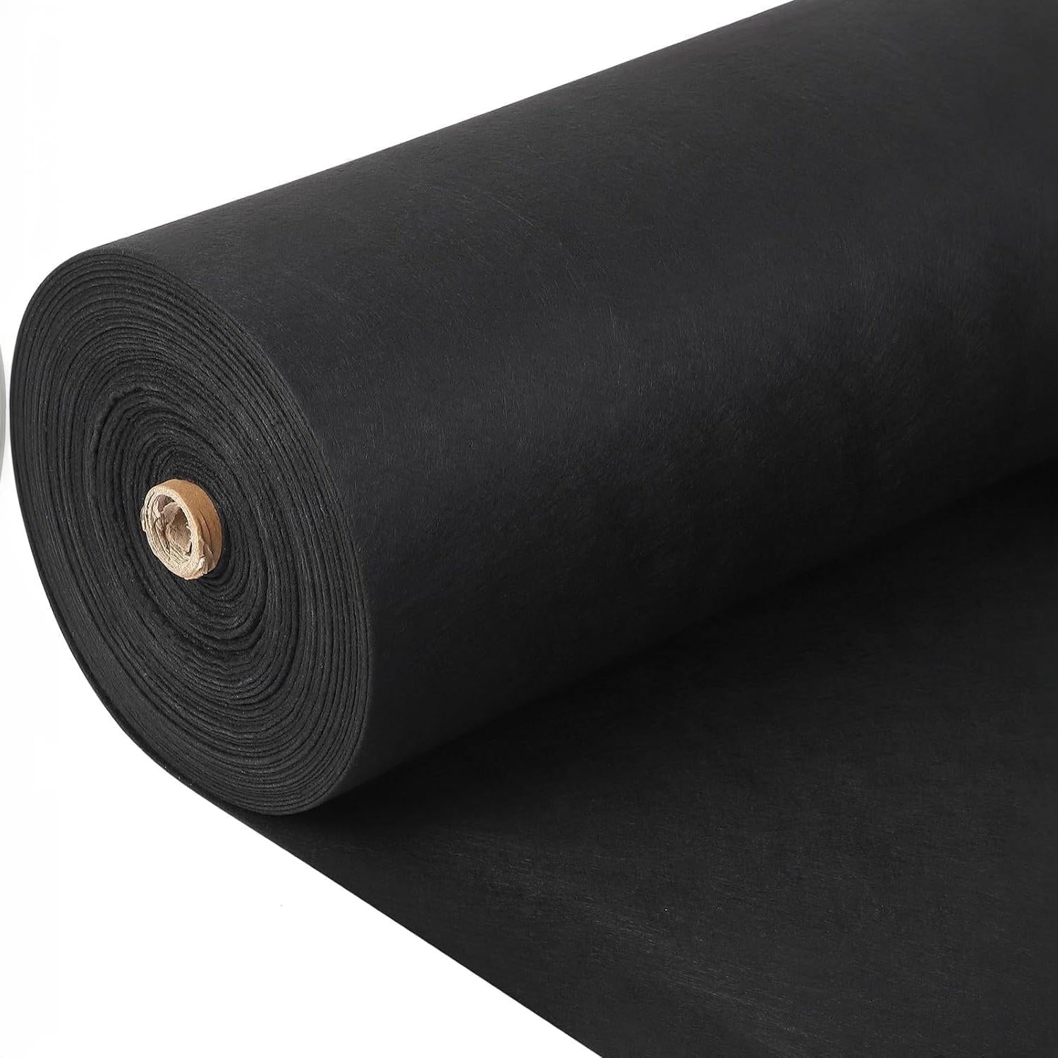 Garvee Geotextile Fabric, 6 FT x 100 FT 6 oz Nonwoven PP, 350 N Tensile Strength & 440 N Load Rating for Driveways, French Drains & Erosion Control