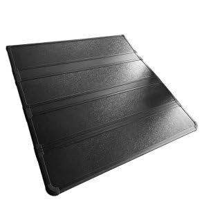 Garvee Hard Four-Fold Cargo Cover for 5.5-Foot Truck Beds - Weatherproof, Anti-Theft, Zinc-Aluminum Alloy, Aerodynamic, Tool-Free Install, Fits 2022-2023 Ford F150, Nissan, Toyota - Outdoor Protection