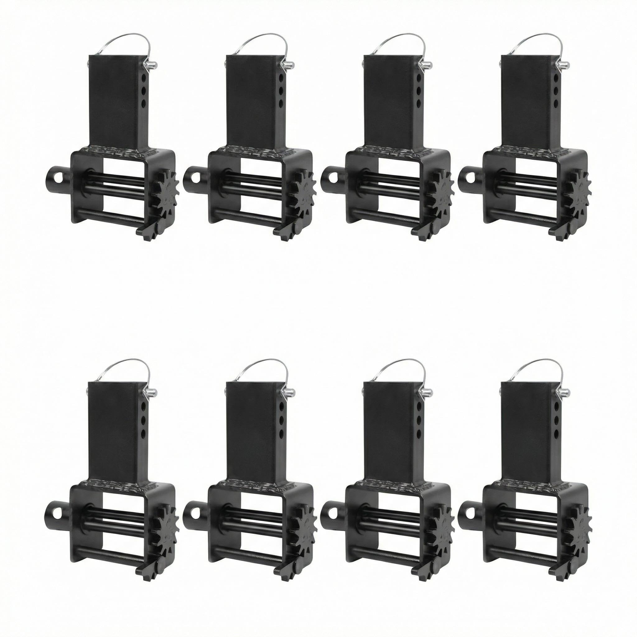 Garvee Heavy Duty Stake Pocket Winch: 5400 lbs Load Capacity, Fits 2"-4" Straps, Rust-Resistant, Easy Install，8pcs