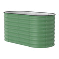 Garvee 4' X 2' X 2' Galvanized Raised Garden Bed, Oval Metal Planter Box for Vegetables, Flowers & Herbs, Open Base Drainage, Rust-Resistant, Easy Assembly