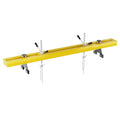 Garvee Engine Support Bar, 1100 lbs Capacity Transverse Motor Lift Hoist with Dual Hooks, 2-Point Holder for Home Garage and Auto Repair Shop, Yellow