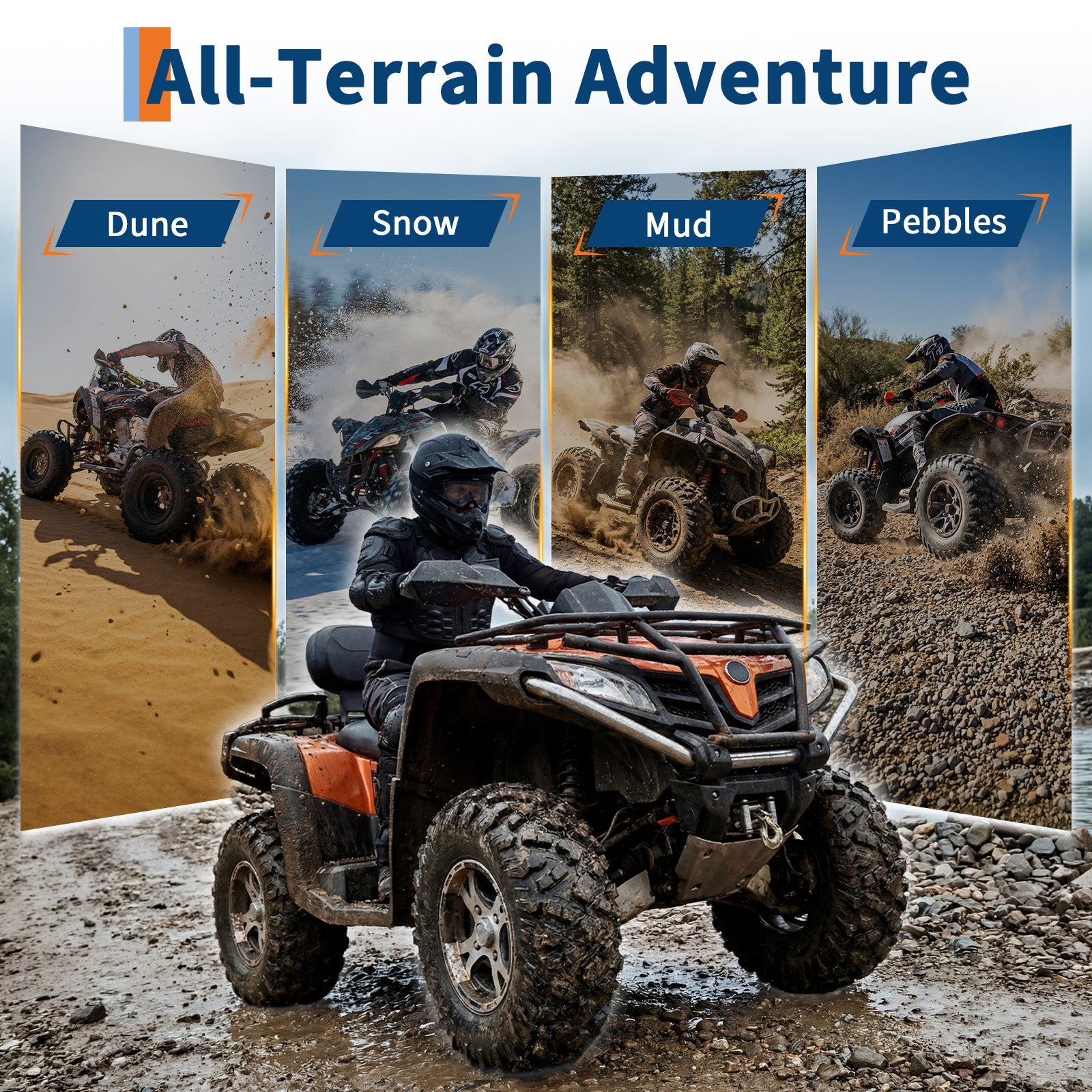 Garvee 29x9-14 29x9x14 ATV UTV Tires All-Terrain 6PR Tubeless Cut-Resistant Durable Off-Road Mud Sand Trail 2 Pack