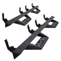 Garvee 5-Inch Drop Running Boards for 2015-2026 Chevrolet Colorado/Canyon Crew Cab - Triangular Carbon Steel Nerf Bars - Textured Black, Anti-Slip, Corrosion Resistant, 500 lbs Capacity, Bolt-On, Sturdy Bracket Spacing - Total Length 195.4 cm, Bracket