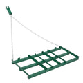 Garvee Heavy Duty 4FT Drag Harrow for ATV/UTV/Tractor/Mower – Adjustable Bars & 72in Chain – Professional Driveway Grader & Landscape Rake – Ideal for Lawn and Yard Leveling, Green