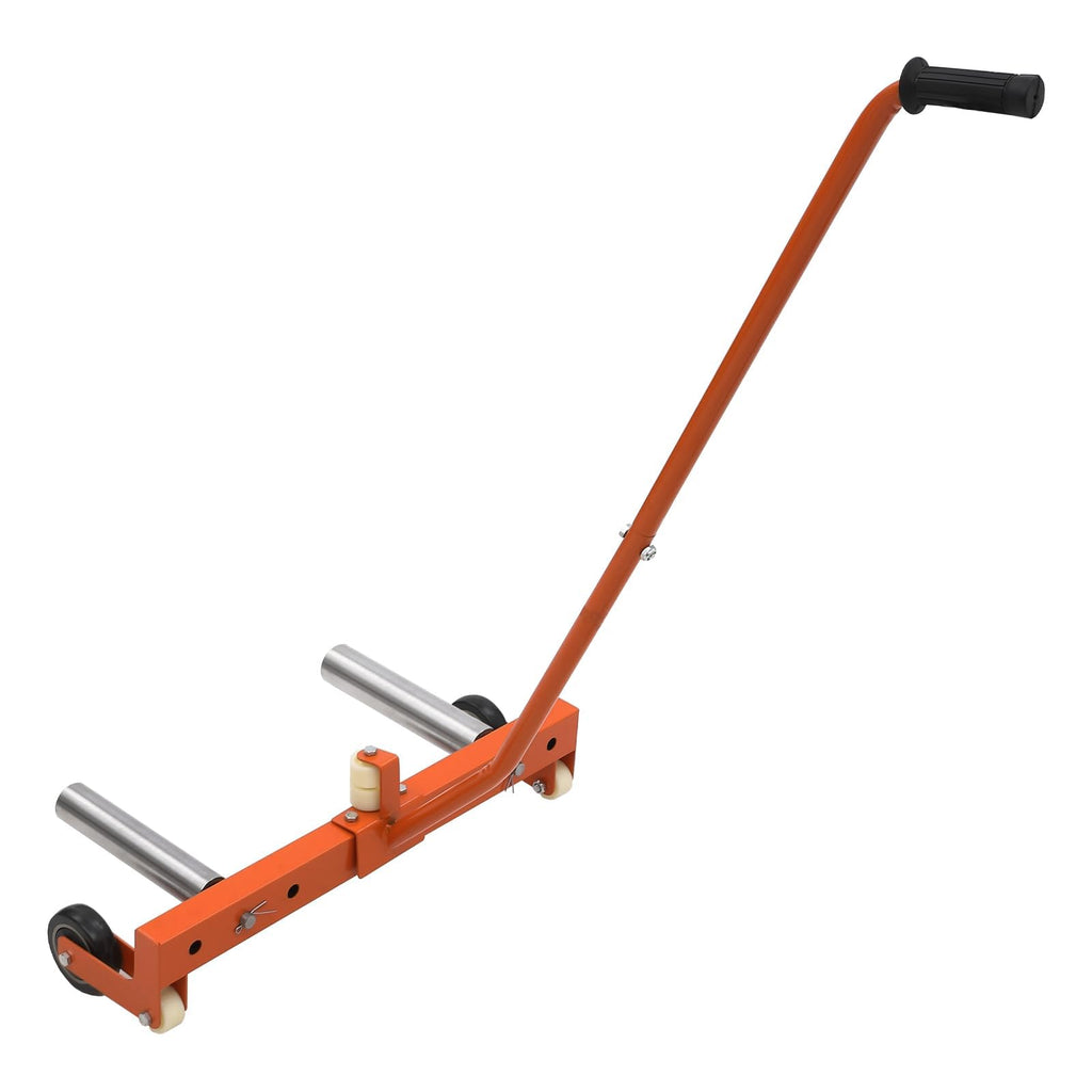 Garvee Adjustable Tire Dolly, Heavy-Duty, 350 lbs Capacity with 360° Rotatable Wheels, Steel Construction and Rust-Resistant Coating for Garage, Workshop, and Auto Repair, Orange