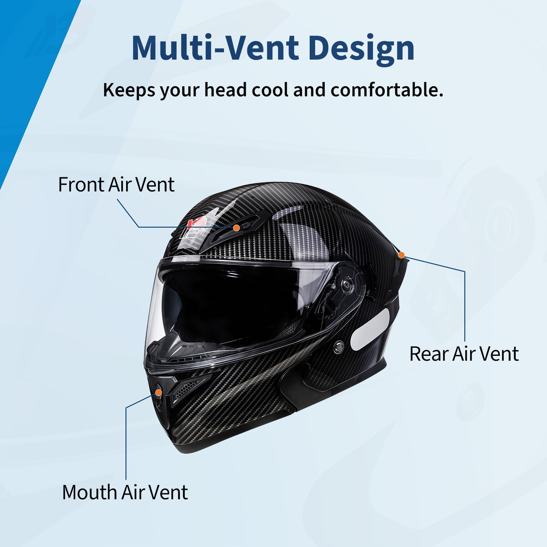 Garvee Full Face Motorcycle Helmet Dual Visor - DOT ABS Shell Adult Motorcycle Helmet for Men Women Off Road Street Bike Motocross ATV, Carbon Black, XXL