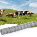 Garvee Cattle Farm Fence 6x328FT Heavy-Duty Galvanized Wire Rustproof Twisted Weave Reinforced Joints Multi-Animal Yard Protection