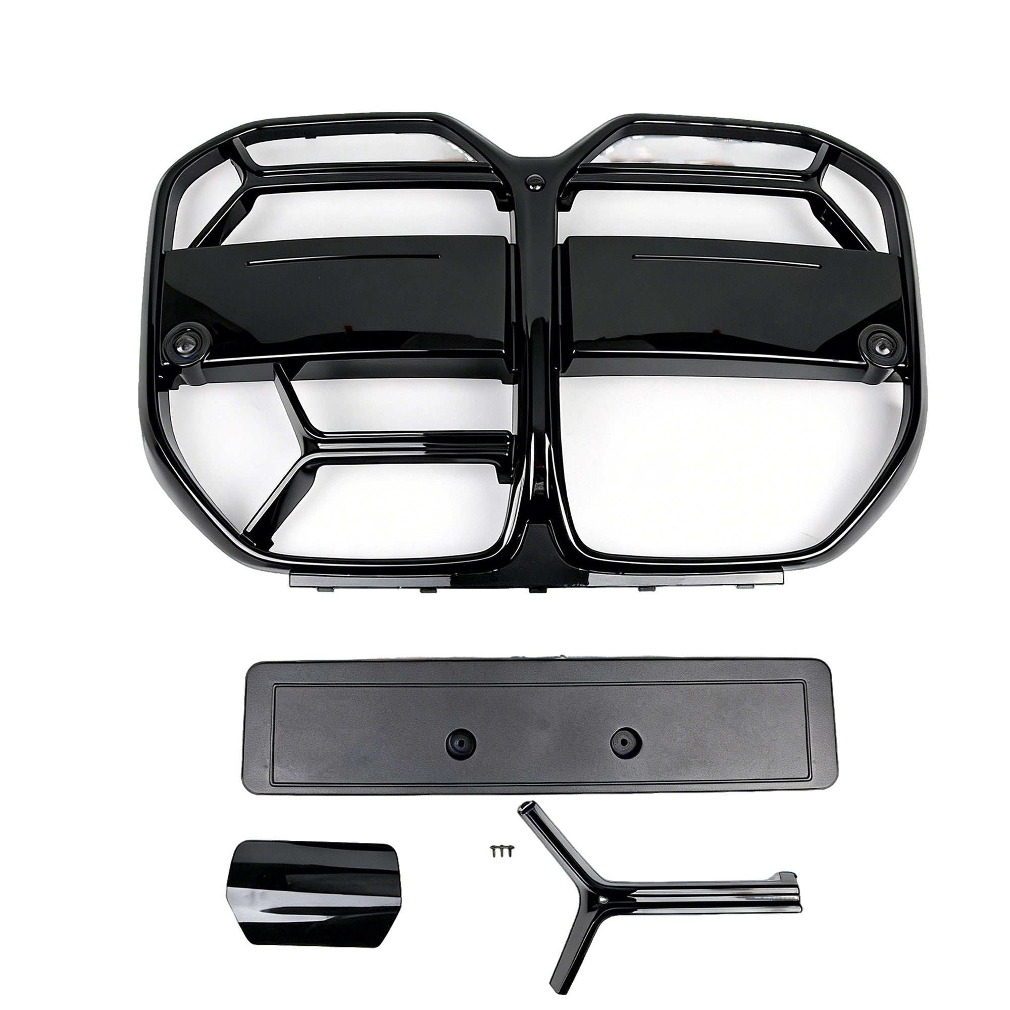 Garvee Select Car Grille Guard – Glossy Black Front Bumper Protector – Easy Install, Durable Finish, Anti-Debris Tuning Accessory, Global Fit, Custom Exterior Styling – Color: Glossy Black