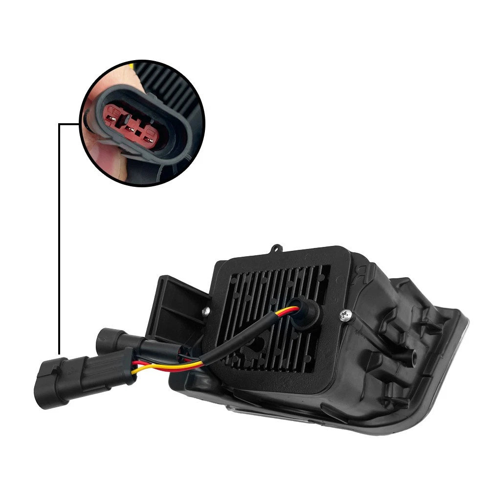 Garvee Fog Light Assembly with DRL and Turn  Compatible for Toyota 4Runner 2003 2004 2005. Clear Lens Front Bumper Driving Lamp. ABS Metal Housing. Set of 2