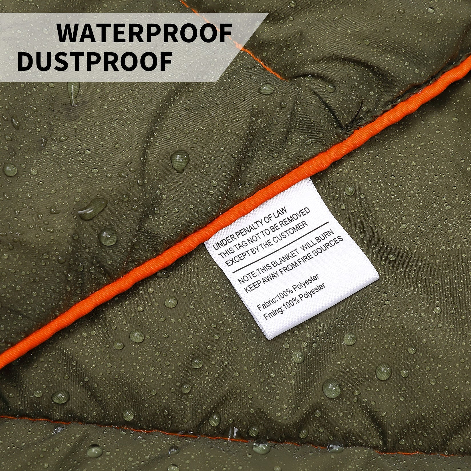Garvee Multi-Function Camping Blanket - Ultralight Convertible Sleeping Bag & Warm Blanket 79x55 Inch Waterproof for Outdoor Camping, Hiking & Travel