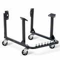 Garvee Engine Cradle with Wheels, 750 LBS Load Capacity Rolling Engine Stand with 4 Swivel Casters and 4 Hook Positions, Engine Cradle Rolling Stand for Chevy Small Block and Big Block