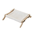 Garvee Cat Window Perch, Cat Radiator Bed Hammock, Holds Up to 18kg Wooden Seat Cats Bed, No-Screw Adjustable and Suction Cups, for Windowsill, Bedside, Radiator, Easy Assembly