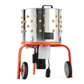 Garvee Chicken Plucker Machine, 20 inch Drum Stainless Steel Poultry Plucker, Defeathering Equipment with 108 Soft Fingers, Simple Debris Collection, for Farms, Restaurants, Home, Poultry Plucking, Orange