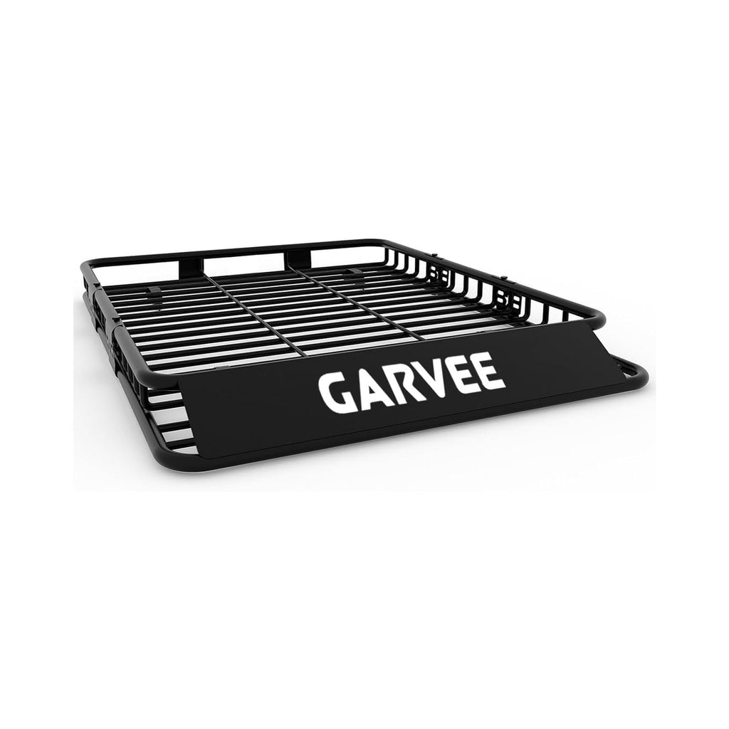 Garvee 64" x 39" x 6" Roof Rack Basket, Heavy-Duty 200 lbs Rooftop Cargo Carrier, Powder-Coated Steel Luggage Holder with Wind Fairing