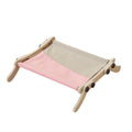 Garvee Cat Window Perch, Cat Radiator Bed Hammock, Holds Up to 18kg Wooden Seat Cats Bed, No-Screw Adjustable and Suction Cups, for Windowsill, Bedside, Radiator, Easy Assembly