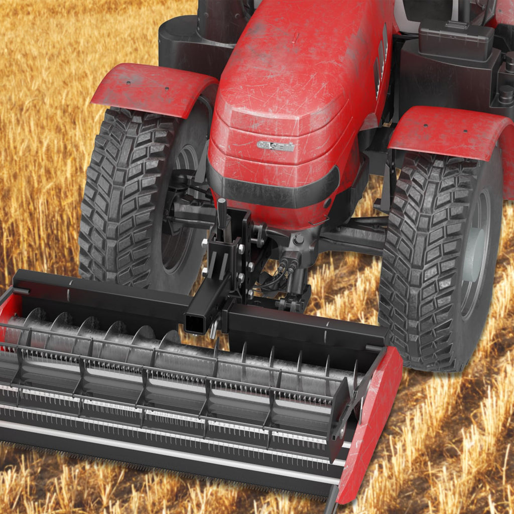 Garvee 50" Manual Implement Lift, 1-Point ATV UTV Lift System with 2" Receiver and Orange Handle