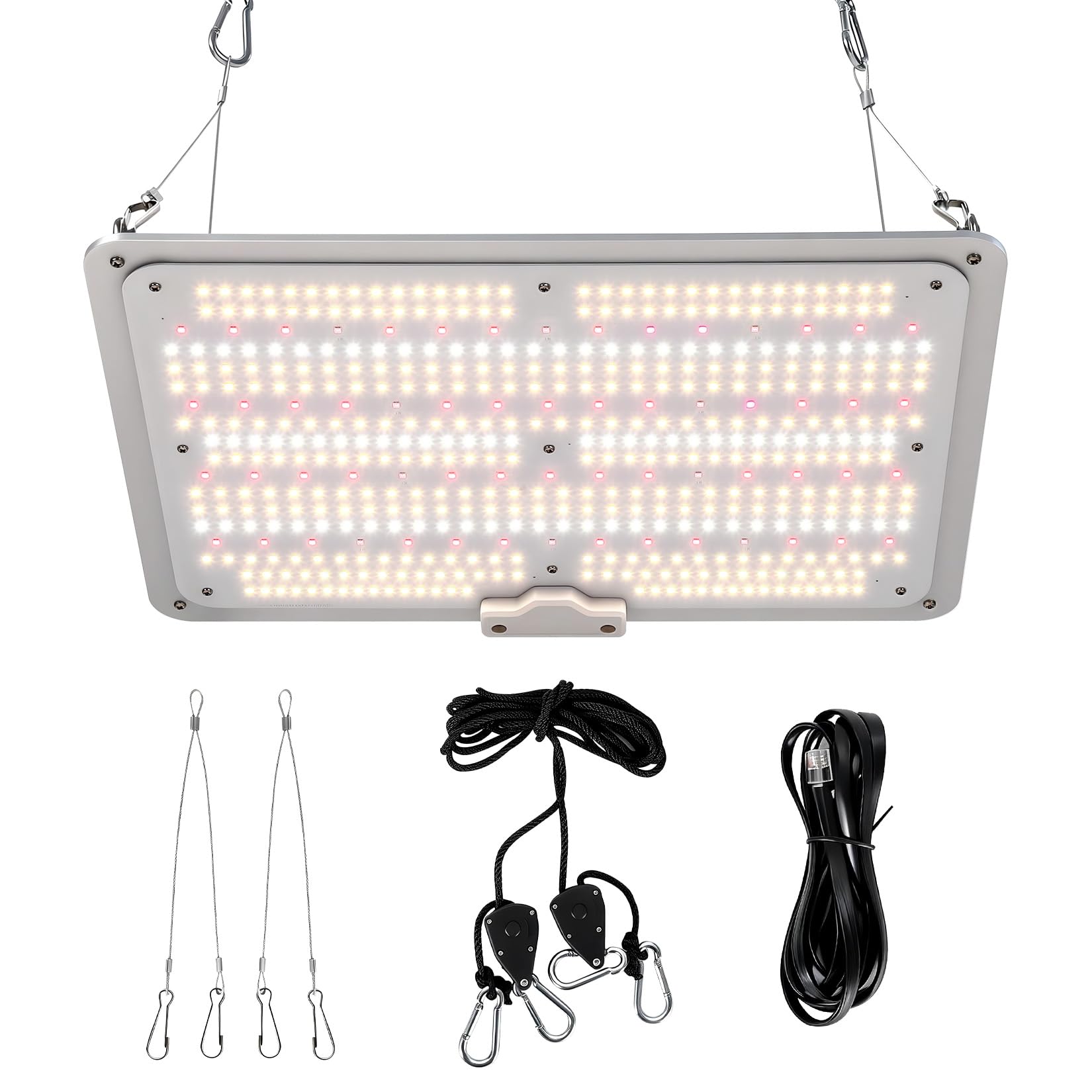 Garvee 150W LED Grow Light Full Spectrum with Red & IR, Dimmable Quantum Board Plant Light for Indoor Plants Seedling, Veg and Bloom, 11.81×15.74in, 120V US Plug