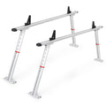 Garvee Truck Rack, 35.4-71in Adjustable Width Ladder Rack for Truck, Aluminum 800 Lbs Capacity, Heavy Duty Truck Bed Rack, Stable Drilling Cargo Support System for Kayak, Surfboard, Lumber, Silver
