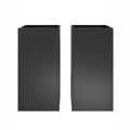 Garvee 30" Tall Square Metal Planters Set of 2, Heavy Duty Carbon Steel Outdoor Plant Pots with Removable Insert Shelf, Drainage Holes & Sealing Plugs for Garden, Patio, Deck, Entryway & Indoor Use, Matte Black