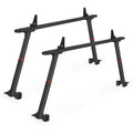 Garvee Adjustable Aluminum Truck Rack 35.4–71", 800 lbs Capacity Two-Bar Ladder Rack with 8 No-Drill C-Clamps, Heavy-Duty Pickup Bed Support for Kayak, Surfboard, Lumber & Ladders - Black