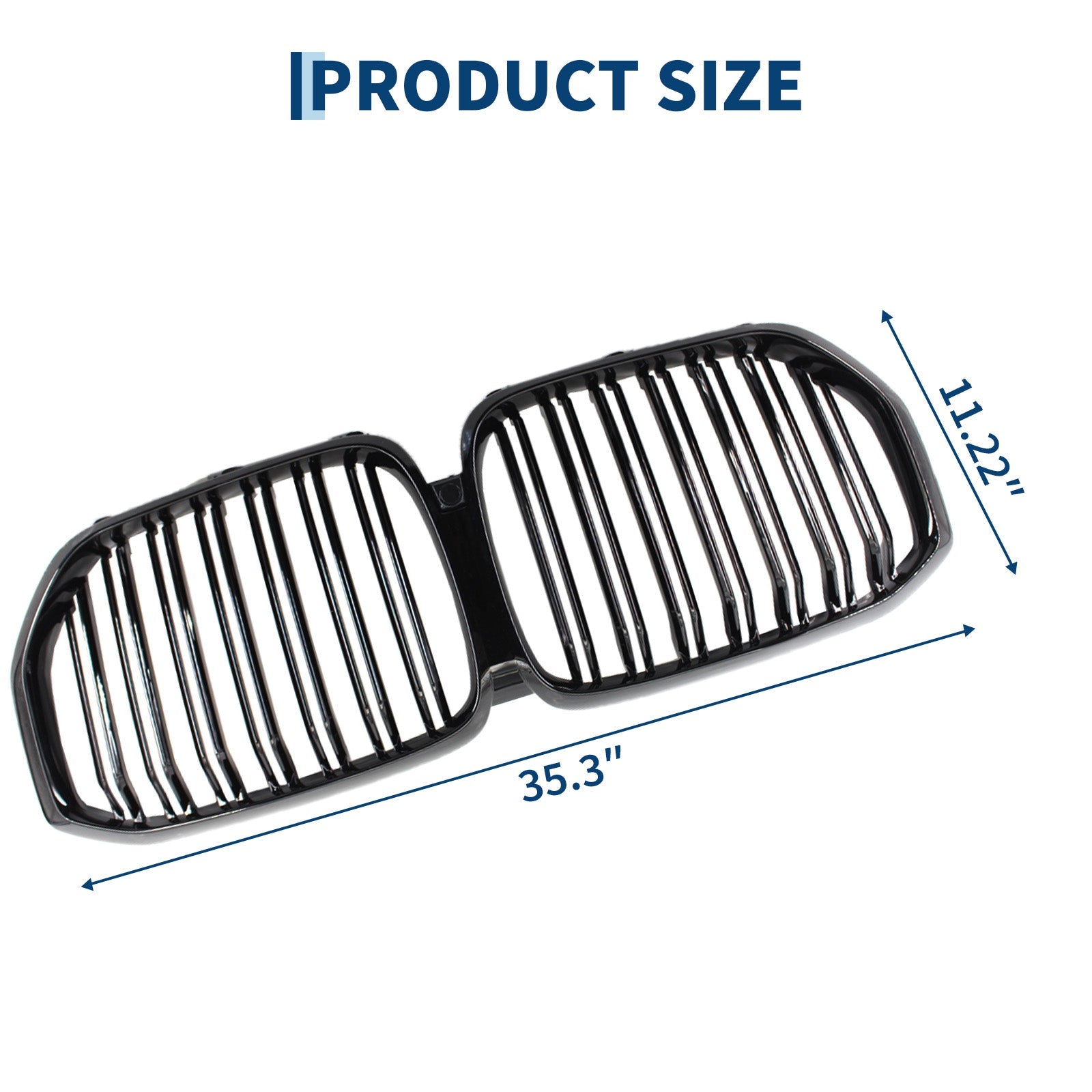 Garvee Universal Car Front Bumper Grille Guard, Heavy Duty Radiator Protective Mesh Cover, Anti-Debris Engine Protection Grill Mesh, Exterior Upgrade Automotive Accessories, Fits Most Cars & Sedans