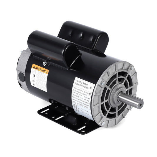 Garvee Heavy Duty Electric Air Compressor Motor – 5HP SPL, 230V, 56 Frame, 3450 RPM, 7/8" Shaft, Dual Rotation, ODP, Continuous Duty – Industrial, Workshop, Garage, Farm Replacement – Compatible with DP120556HZL – Specs: 5HP DP120556HZL