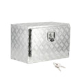 Garvee 36"x14"x16" Underbody Truck Tool Box, Heavy-Duty Aluminum Diamond Plate, Lockable Waterproof Design with T-Handle Latch and Keys for Pickup, Van, and Trailer, Silver
