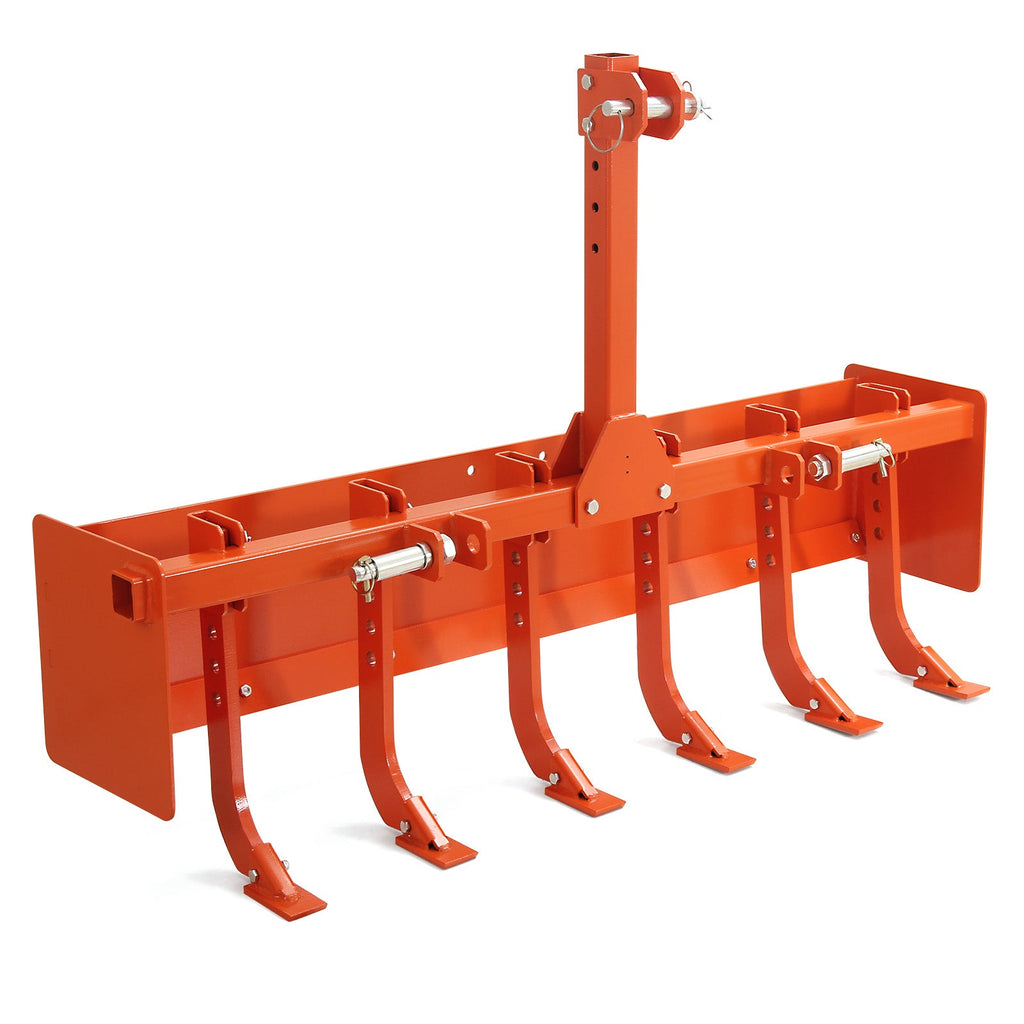 Garvee 55" Box Blade for Tractor - Box Scraper with 3-Point Hitch, Suitable for CAT-0 & CAT-1 Tractors