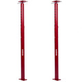 Garvee Adjustable Heavy Duty Jack Posts, 2 Pack, 53-93in Height, 18,000 lbs Capacity – Steel Support for Leveling, Lifting, and Supporting Joist Beams, Permanent Construction Use – Red, 53-93in