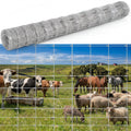 Garvee Heavy Duty 12 Gauge Livestock Fence, 5' × 164' Galvanized Field Fencing for Cattle and Goats