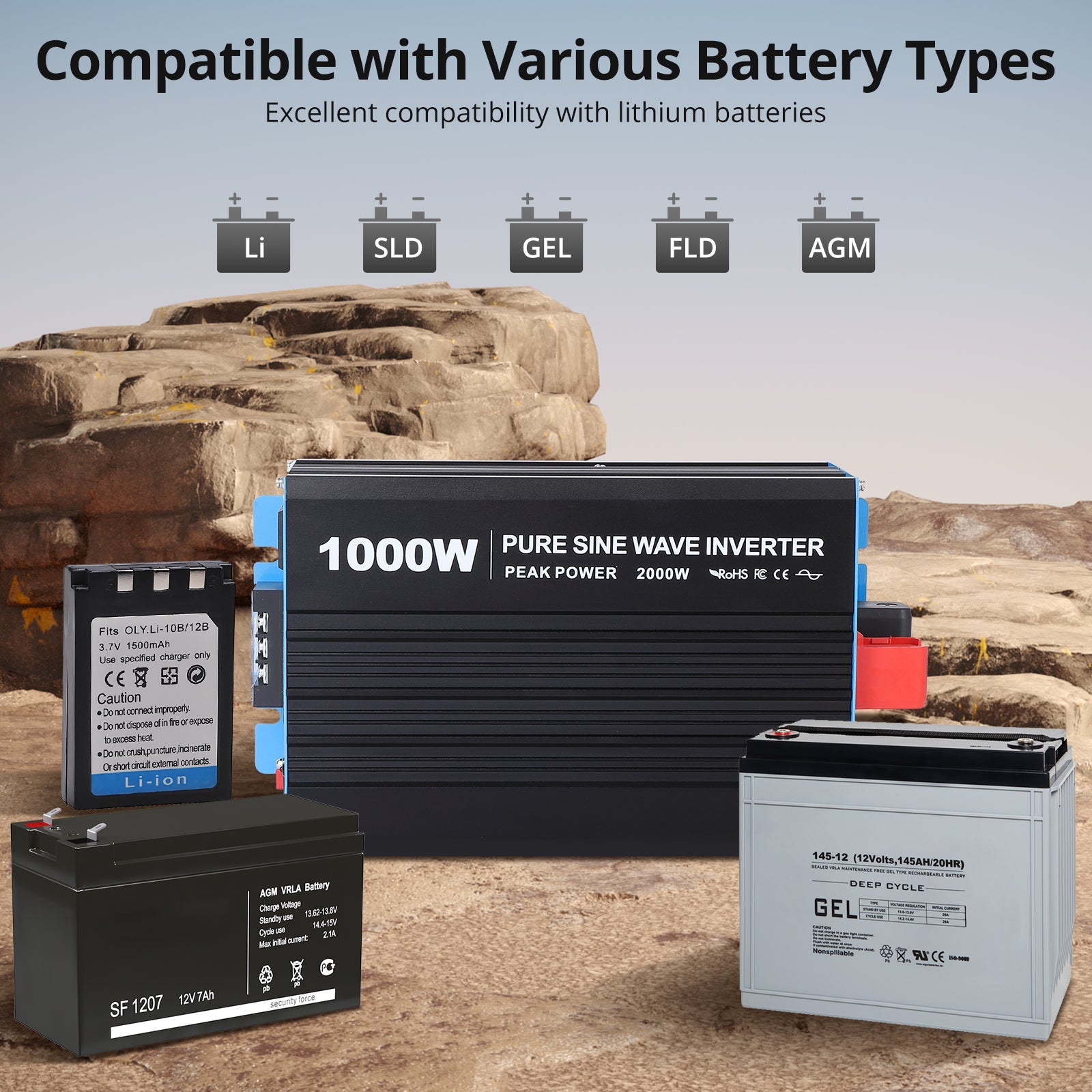 Garvee 4000W Pure Sine Wave Power Inverter 12V DC to 120V AC – High Power Car Audio Accessory – 4 AC Outlets, 1 AC Terminal Block, Dual 5V/3.4A USB, LCD Display, Wired Remote with Screen, 6-Layer Protection, 88% Efficiency – Specs: 12V-120V, Dual 5V/3.4A
