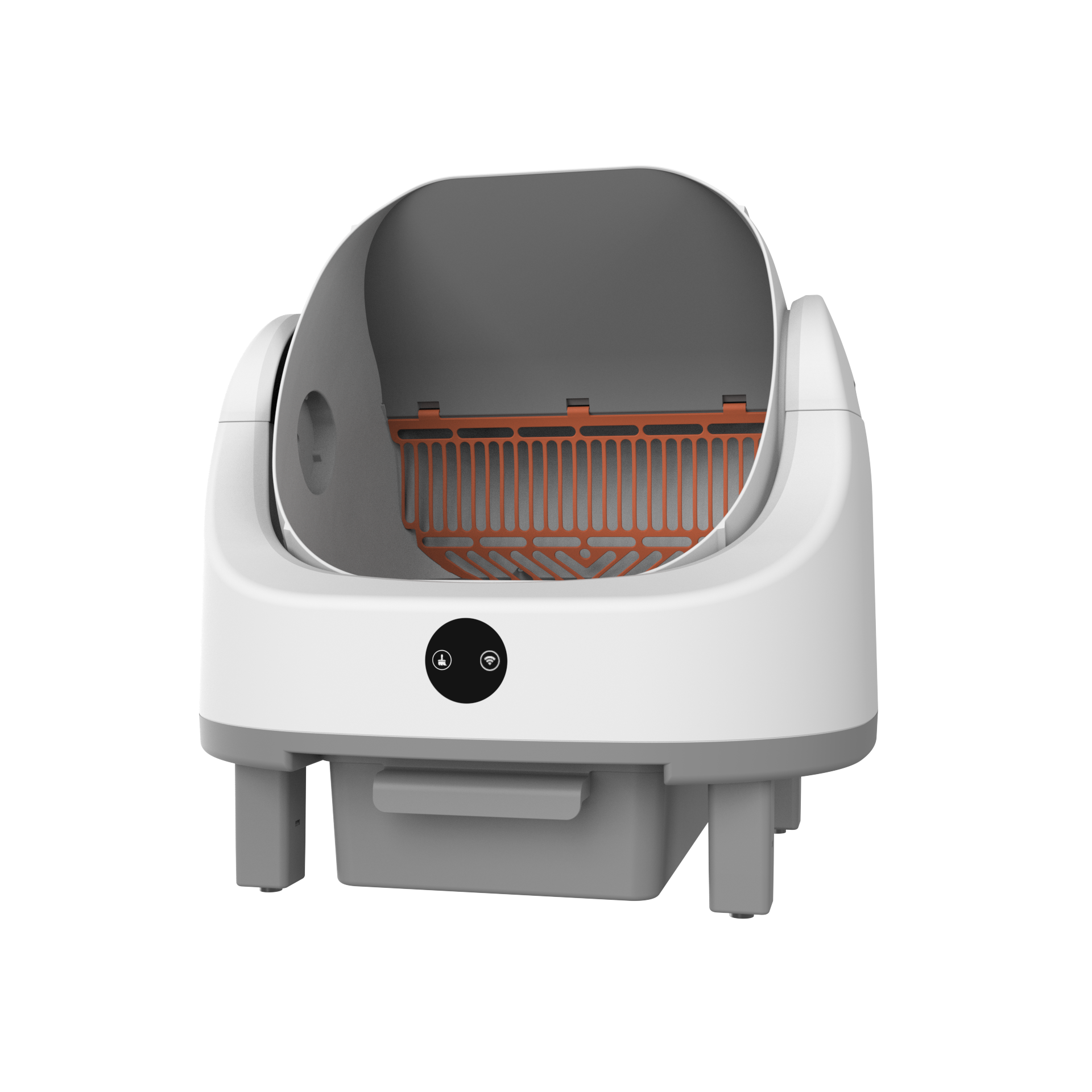 Garvee Self Cleaning Litter Box, Automatic Litter Box for Multiple Cats, Open-Top Robot with APP Control & Real-Time Monitor, Odor Control for Multiple Cats, 9L Capacity, Infrared Safety Sensor