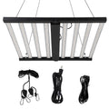 Garvee 720w 8-Bar LED Grow Light with Dimmable Full Spectrum - Foldable Design for 4x4Ft Coverage - 120v Commercial Plant Growing Lamp for Indoor Gardens & Vertical Farming