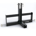 Garvee Heavy Duty 3 Point Hitch Receiver for Tractor – 2" Category 1 Quick Attach Drawbar Adapter – Includes Suitcase Weight Brackets – Ideal for Farm Equipment – Black