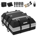 Garvee Waterproof Car Rooftop Cargo Carrier Bag 21 Cubic Feet – Heavy-Duty Soft Shell Roof Luggage Storage for All Vehicles – Includes Password Lock, 6 Door Hooks, 2 Ratchet Straps, Anti-Slip Mat – Size 132x100x45cm – Color: 21CUFT, Mat: 130x100cm,