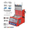 Garvee Fuel Injector Tester & Cleaner, 2-in-1 100W Ultrasonic, Resistance/Flow/Pulse Test, Adjustable 0.1-25ms Pulse Width, for 6 Cylinder Gasoline Engines, Auto Repair Tool