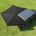 Garvee Heavy Duty 270° Vehicle Awning - 2M Waterproof Blackout Sun Shelter, Ripstop Oxford for SUV Truck Camping - Black, Driver Seat