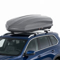 Garvee Spacious Hard Shell Rooftop Cargo Box for Cars & SUVs – 19.4 Cu Ft, Waterproof, Dual-Side Opening, global Fit, Secure Straps & Keys, 165 lbs Capacity – Gray – Color: Gray, Specs: 19.4 cu ft hard shell rooftop cargo box, double-sided opening, global