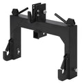 Garvee 3-Point Quick Hitch for Category 1 Tractors, 3000 LBS Lift, Heavy-Duty Steel, Easy Install, Includes 2 Receivers, Black, Agricultural Use