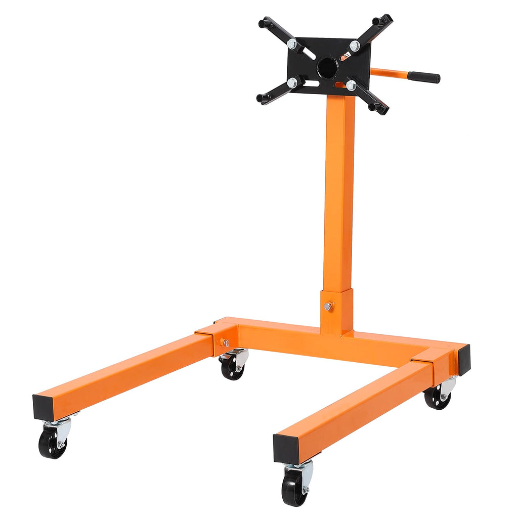 Garvee Engine Stand 1300 Lbs Capacity 360° Rotating Head 4 Adjustable Arms Heavy Duty Steel Casters Auto Repair Workshop