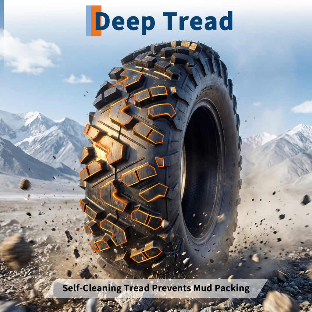 Garvee 29x9-14 29x9x14 ATV UTV Tires All-Terrain 6PR Tubeless Cut-Resistant Durable Off-Road Mud Sand Trail 2 Pack