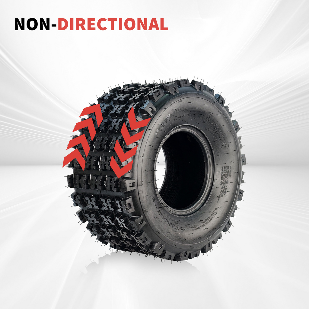 Garvee 20x11x9 ATV Tires 2 Pack Tubeless All Terrain for Trail Desert Mud Dirt Street Sand 6PR Black