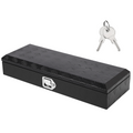 Garvee Heavy Duty Aluminum Truck Bed Tool Box 34.5x12.75x6.4 Inch, Lockable Trailer Toolbox, Durable Black